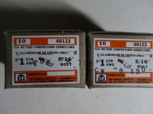 20 Thomas & Betts 60123 Compression Connectors