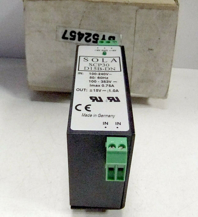 Sola Electric SCP30D15B-DN Power Supply