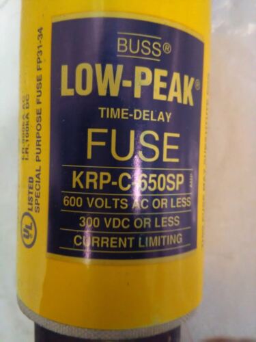 Bussmann LOWPEAK FUSE KRP-C-650SP