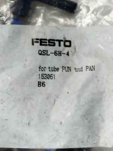 20 Festo QSL-6H-4 Elbow Connectors