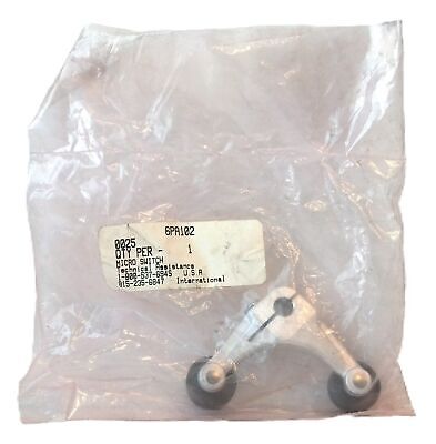 Honeywell Micro Switch 6PA102 Limit Switch Forked Lever Arm w/ Nylon Roller