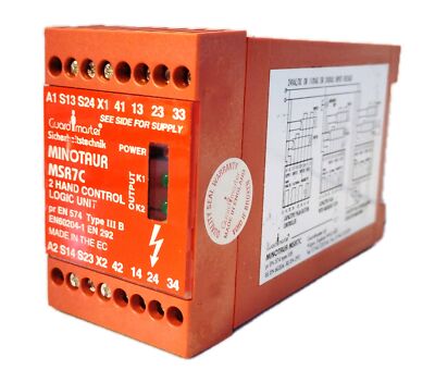 Allen-Bradley 440R-D23024 MSR7C Guardmaster MINOTAUR 24 V DC Safety Relay