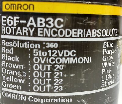 Omron E6F-AB3C-360 Absolute Rotary Encoder