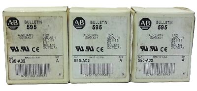 Allen-Bradley 595-A02 10 A Size 5 Auxiliary Contact for Eutectic Overload Relays
