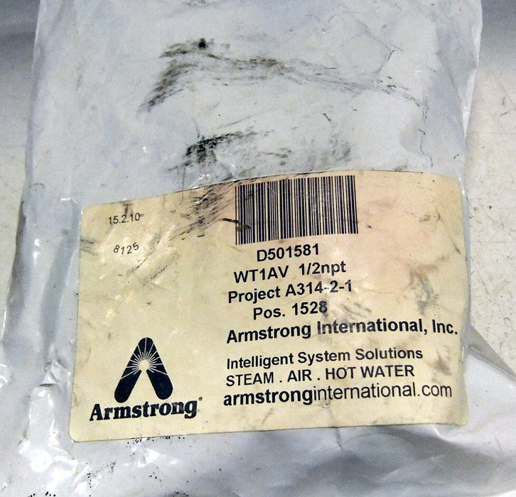 Armstrong Steam Trap WT1AV 3/4" 400 Psi