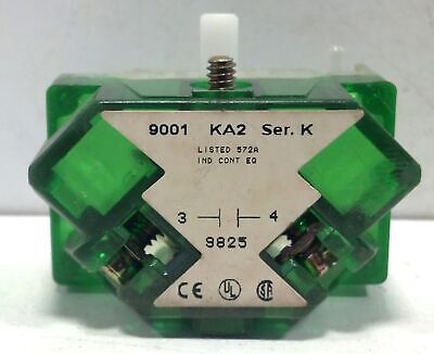 Square D 9001-KA2 Contact Block 9001KA2 Ser K