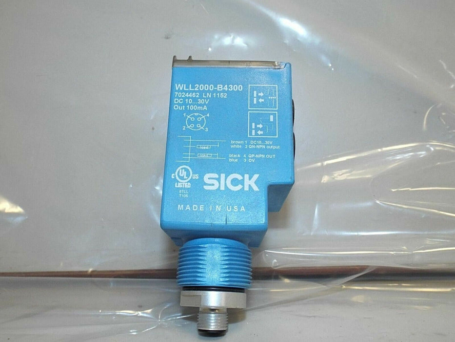 Sick Optic WLL2000-B4300 Optic Photoelectric Sensor