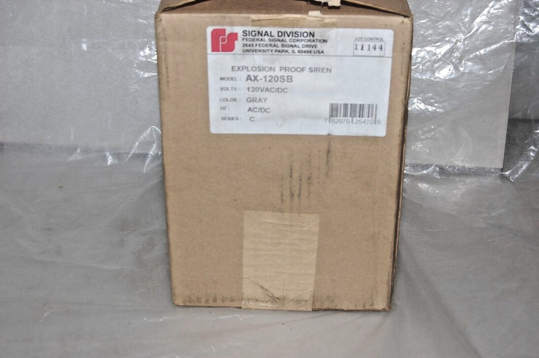 FEDERAL SIGNAL CORPORATION AX-120SB EXPLOSION PROOF SIREN