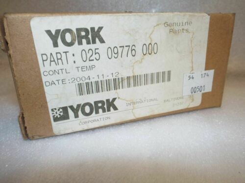 York Contl Temp 025-09776-000