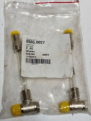 Atlas Copco / Schucker 0505.0027 Stainless Steel Flexible Fluid Tube