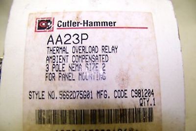 Cutler-Hammer AA23P 600 V AC 3-Pole NEMA Size 2 Thermal Overload Relay