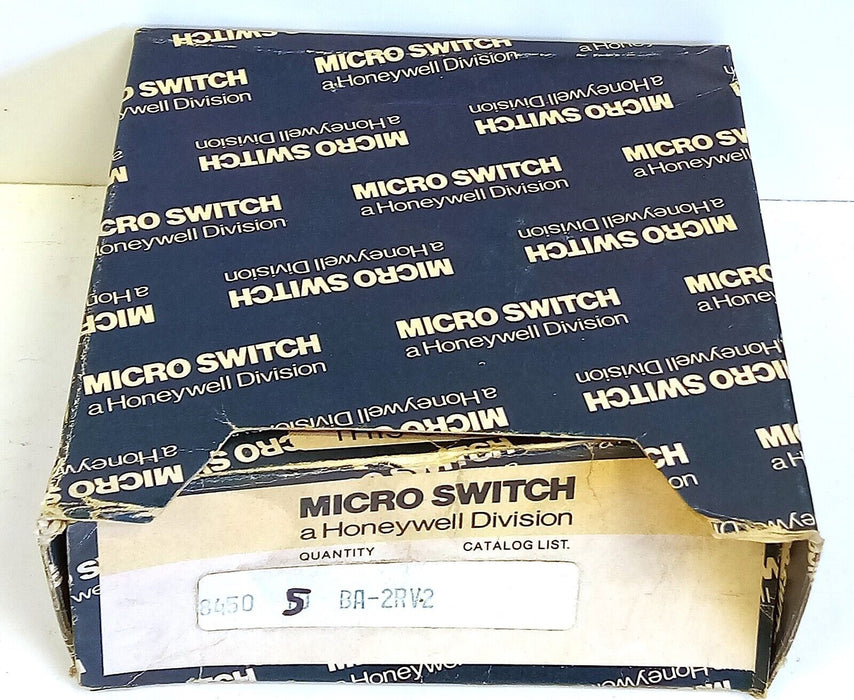 Micro Switch BA-2RV2 125/250/480 V AC/DC 10-20 A Roller Plunger Limit Switch