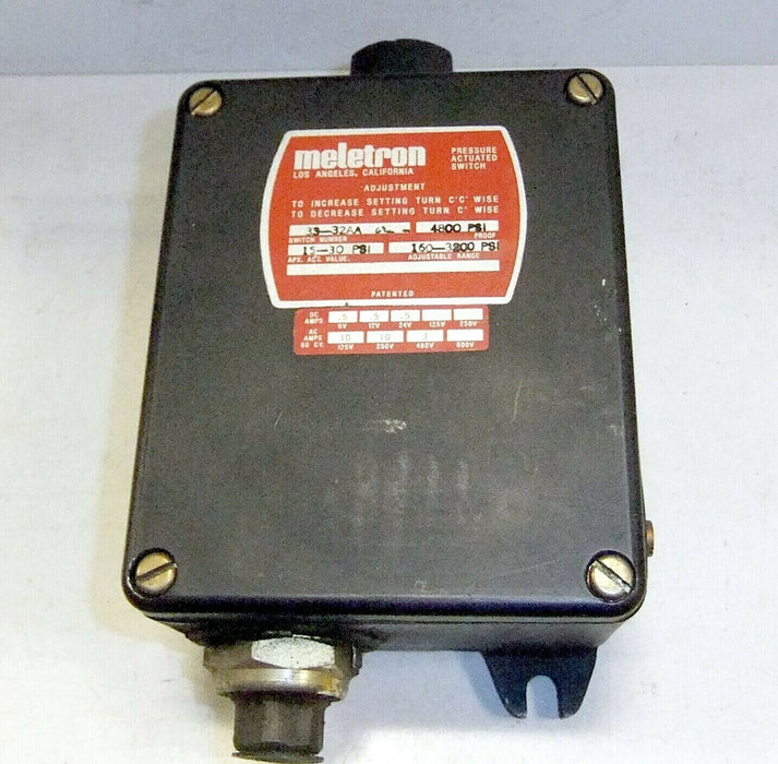 Meletron 33-32AA Pressure Actuated Switch