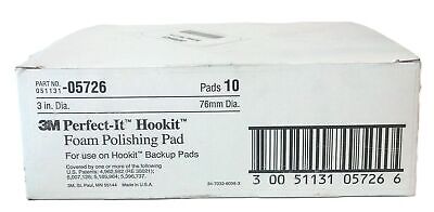 3M 051131-05726 05726 3" Perfect-It Hookit Foam Polishing Pad - Qty 10