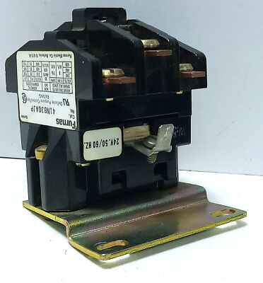 Furnas 41NB30AJP 600 V AC 30 A Definite Purpose Contactor w/ 24 V AC Coil