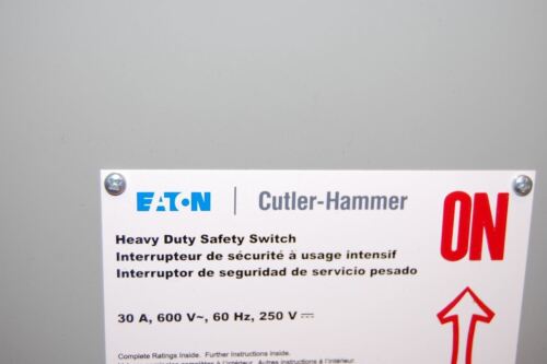 Cutler-Hammer DH361FRK HEAVY DUTY SAFETY SWITCH