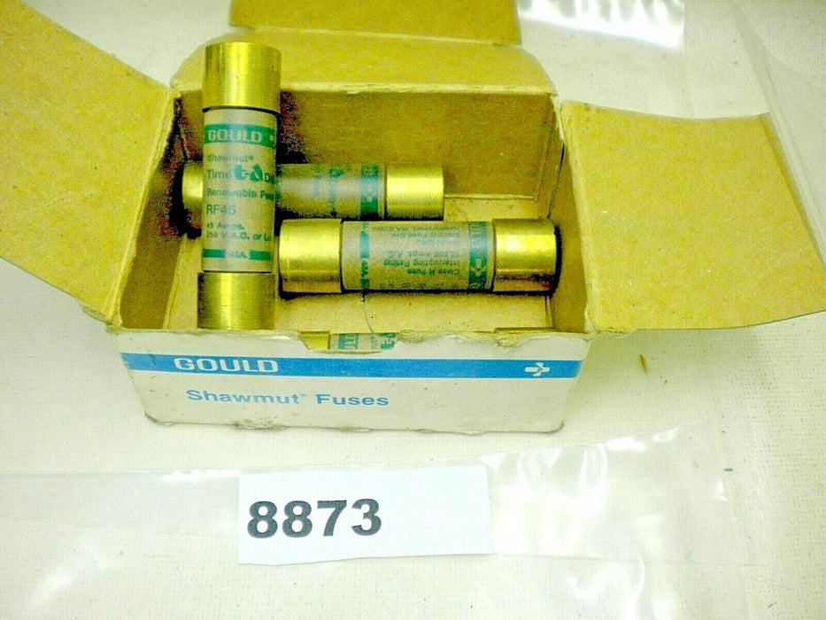 4 Gould Fuses Rf-45 250V 45A