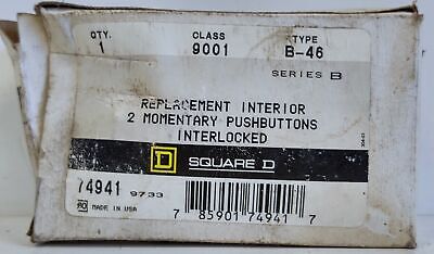 Square D 9001-B-46 Dual Interlocked Pushbutton Pendant