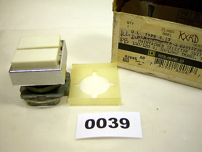 Square D Dual Push Button White 9001KXRD