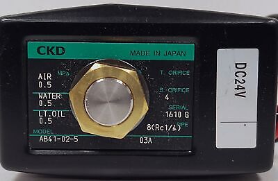 CKD AB41-02-5-03A-DC24V Solenoid Valve