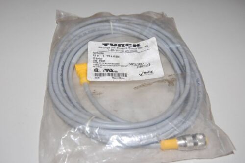 Turck RK44T6WS44TS90 Molded Cordset