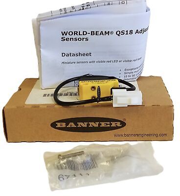 Banner Engineering QS18VP6AF100-76124 10-30VDC Photoelectric Sensor