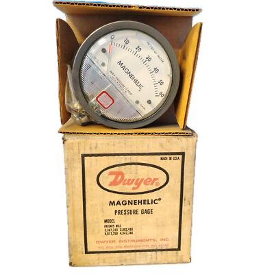 Dwyer 2060 MAGNEHELIC 0-60 inches of Water Pressure Gauge