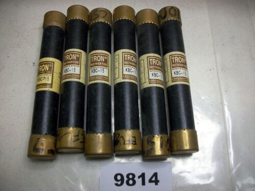 6 Buss Semiconductor Fuses KBC-15