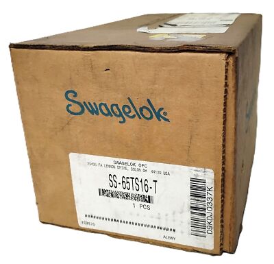Swagelok SS-65TS16-T 1 in 2200 PSIG Stainless Steel Ball Valve Assembly