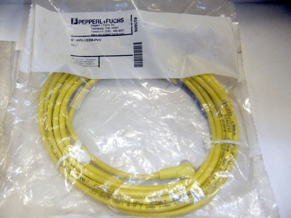 Pepperl Cordset V3-WM-YE5M-PVC