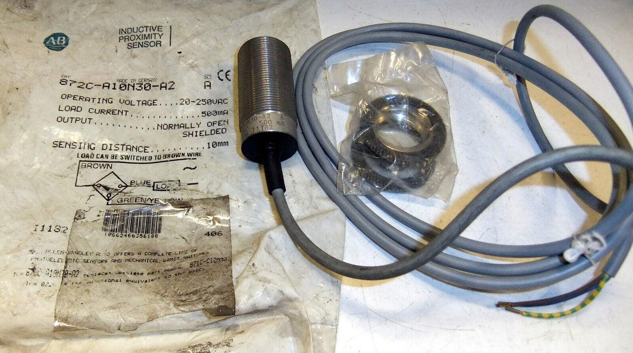 Allen-Bradley 872C-A10N30-A2 10-30 V DC Inductive Proximity Sensor