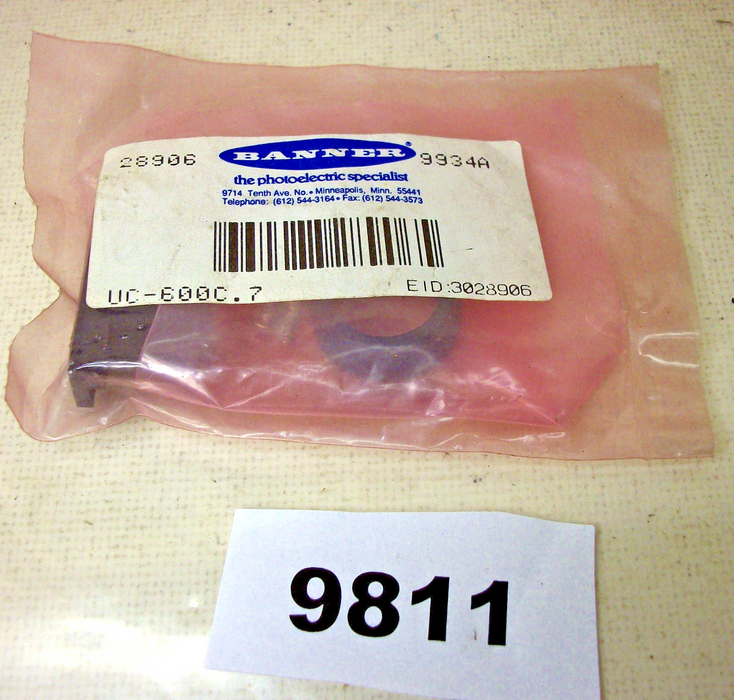 8 Banner Engineering Lens Cover Econobeam 28906 Photoelectric