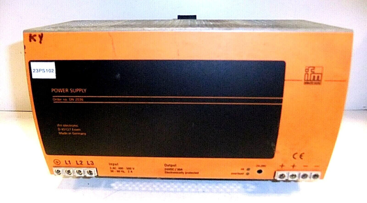 IFM EfectorPower Supply SL30.502 DN2036 DIN RAIL
