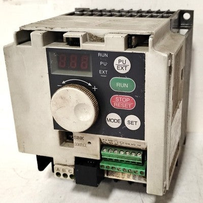 Mitsubishi FR-S540E-0.75K-NA 380-480 V AC 1 HP Transistorized Inverter Drive