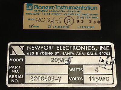Newport 203A-5 Panel Meter