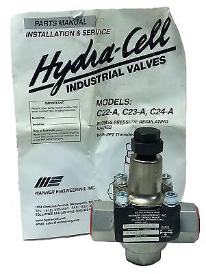 Wanner Engineering C23AAHVHHJG Hydra-Cell 50-500 psi Regulating Valve