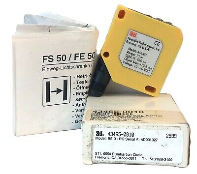 Omron STI BS3-RC 10-30 V DC Beamsafe III Infrared Through Beam Sensor Receiver