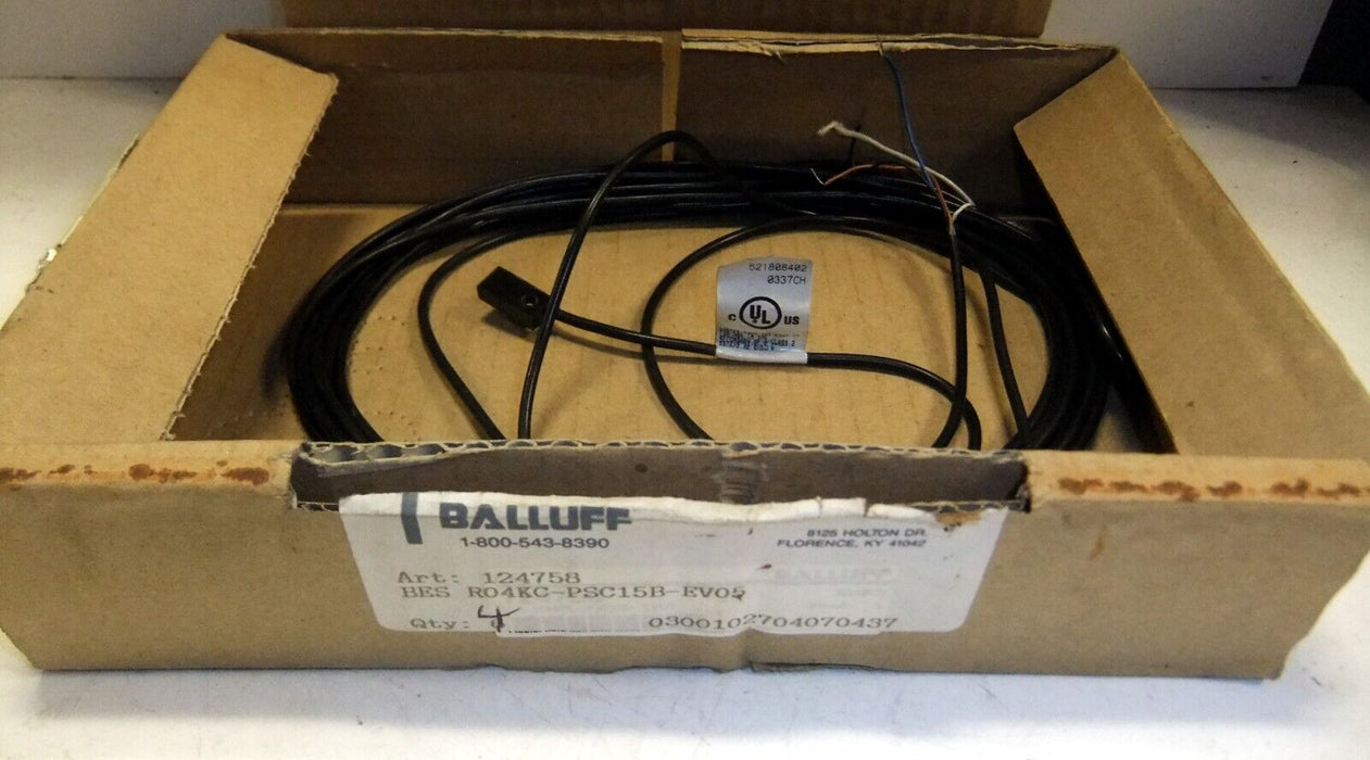 Balluff Inductive Sensor BES R04KC-PSC15B-EV05