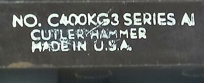 Cutler-Hammer C400KG3 Size 0-5 Cover Control Kit Hand-Off-Auto