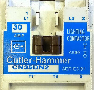 Cutler-Hammer CN35DN4 Series B1 120 V 30 A 4P Single Phase Lighting Contactor