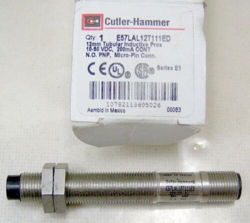 Cutler-Hammer E57LAL12T111ED Tubular 12mm 200mA 10-50 VDC