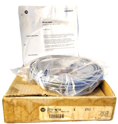 Allen-Bradley 2711-NC14 RS-232 PLC Cable for Panelview