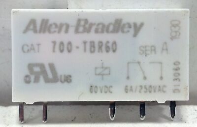 Allen-Bradley 700-TBR60 6 A 250 V AC / 60 V DC 5-Pin Power Relays - Lot of 9