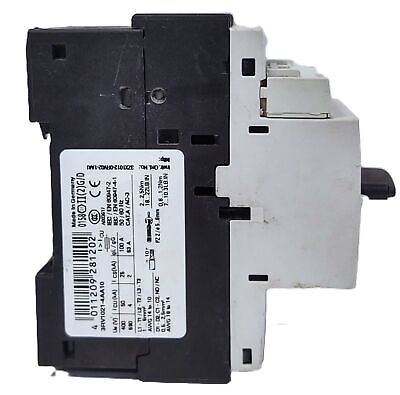 Siemens 3RV1021-1AA10 400VAC 21A 3-Pole Circuit Breaker