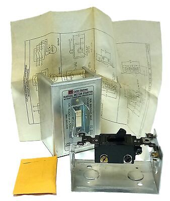 Cutler-Hammer B230AG 120/240VAC 2-5 HP 2 Pole Manual Starter in NEMA 1 Enclosure