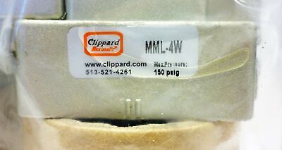 Clippard MMFRLS-4W MAXIMATIC Dual Element Air Filter with Pressure Gauge