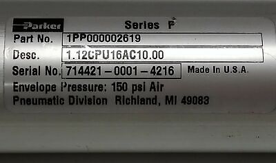 Parker 1PP000002619 Pneumatic Cylinder