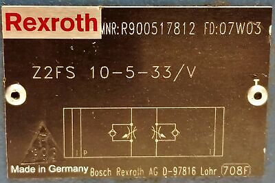 Rexroth Z2FS-10-5-33-V Hydraulic Valve