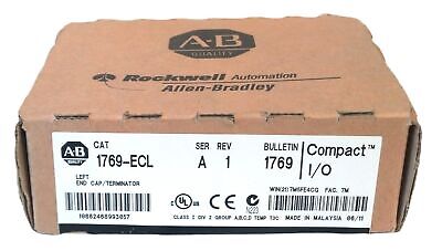Allen-Bradley 1769-ECL Ser A Rev 1 CompactLogix Left End Cap Terminator