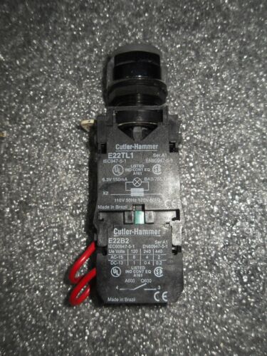 Cutler-Hammer E22TL1 Push to Test Pilot Light